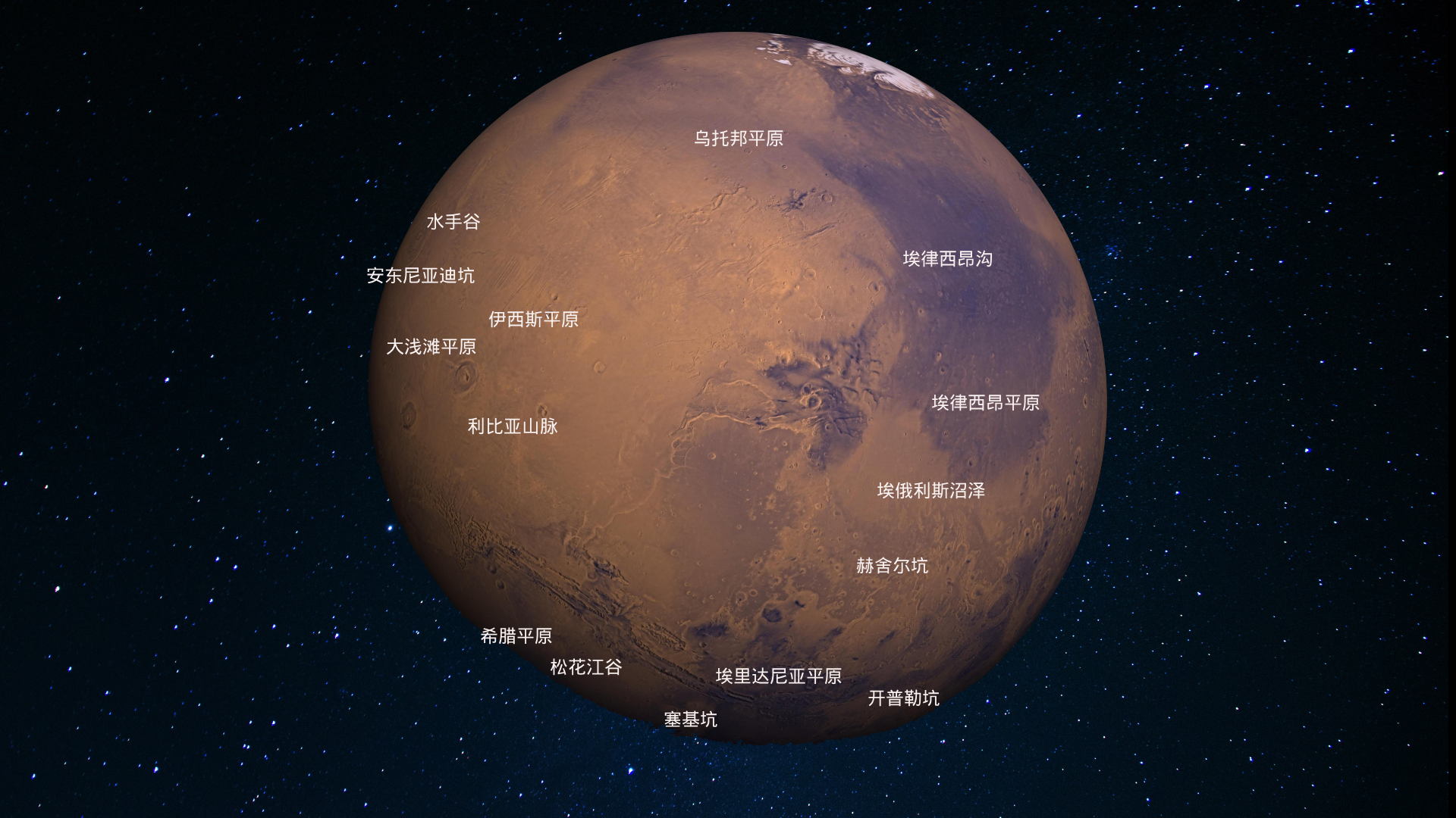 火星地图